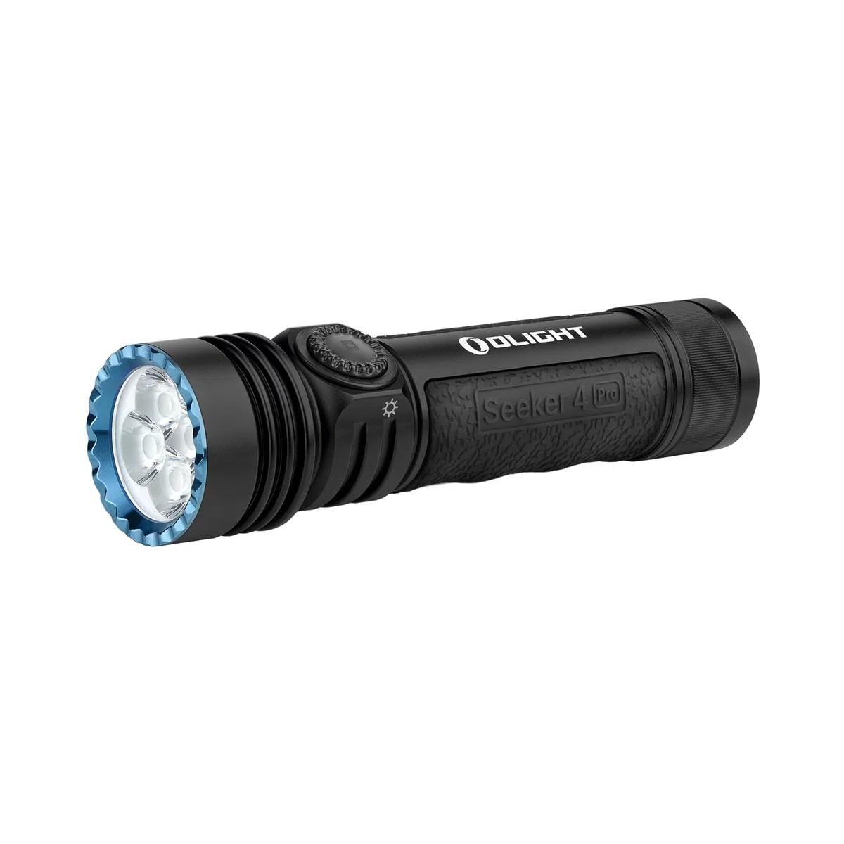 OLIGHT Seeker 4 Pro LED Taschenlampe 4600 Lumen 260 m USB-C aufladbar | Innovatives Holster, MCC3 Magnetladung, Stufenloses Dimmen, Drehschalter, Alltag, Outdoor, Camping