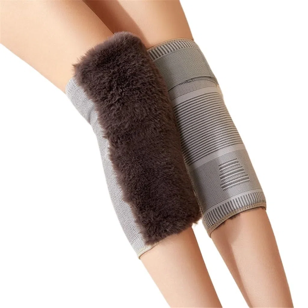 Knieschoner aus Samt, warm, dick, für Fahrten in der Straßenbahn, kalt, alt und kalt, Beinschutz für ältere Menschen